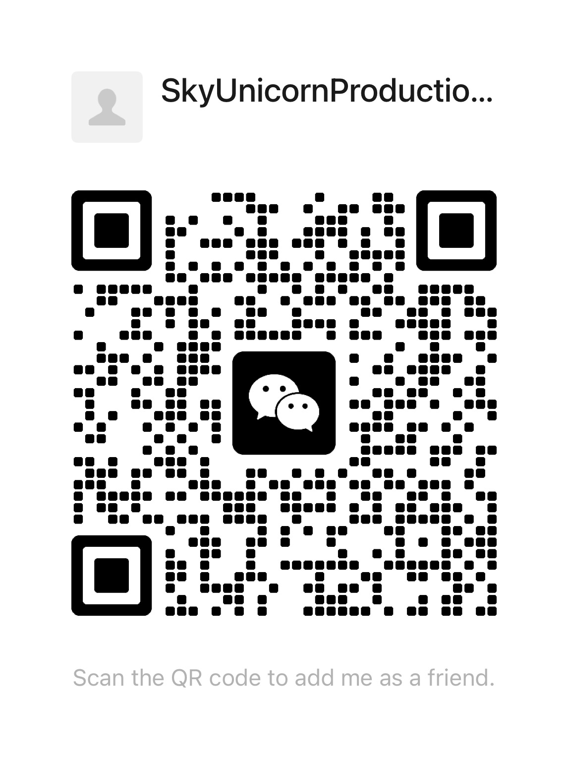 Sky's WeChat QR code